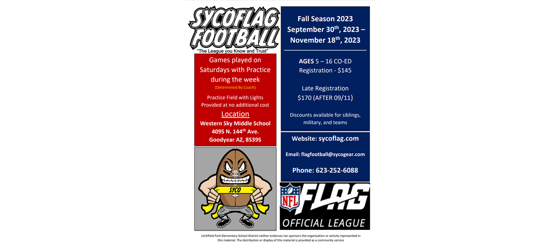 Syco Flag Fall Flyer