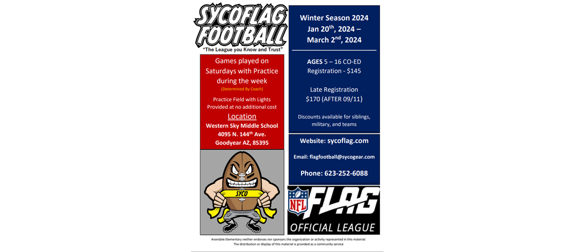 Syco Flag Winter Session